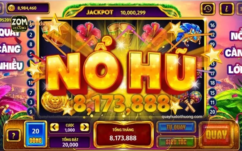 Slot game nổ hũ đổi thưởng ZomClub: Jackpot khủng đang chờ