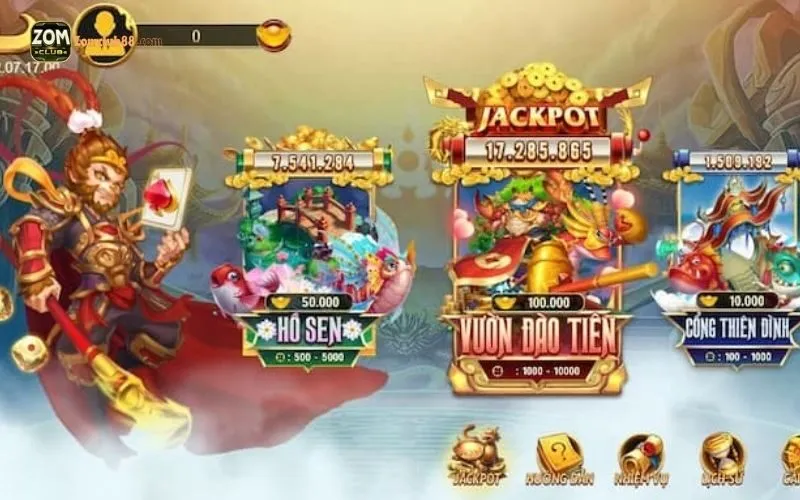 Slot game Tây Du Ký: Khám phá thế giới thần thoại