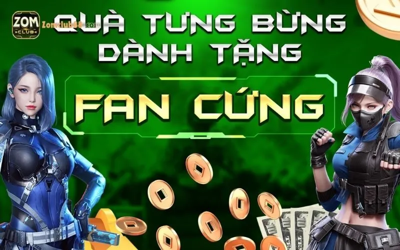 Tặng quà may mắn ZomClub: Cơ hội nhận thưởng hấp dẫn